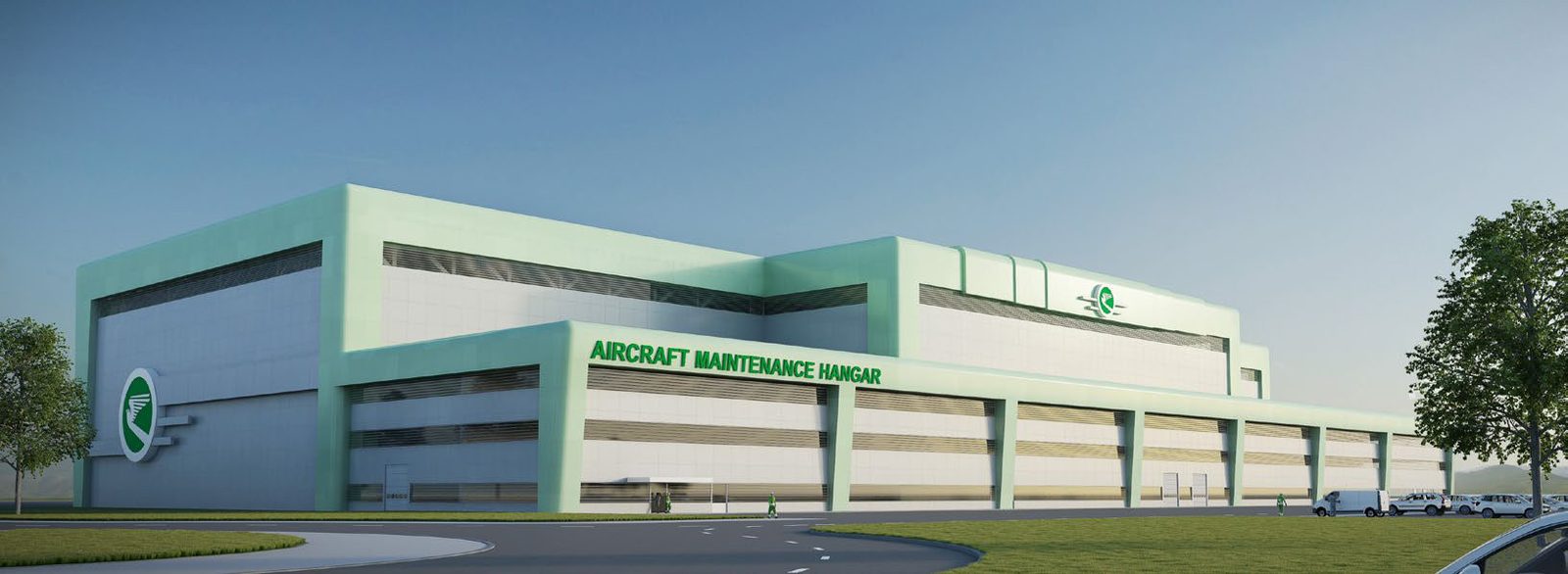 Aircraft maintenance hangar