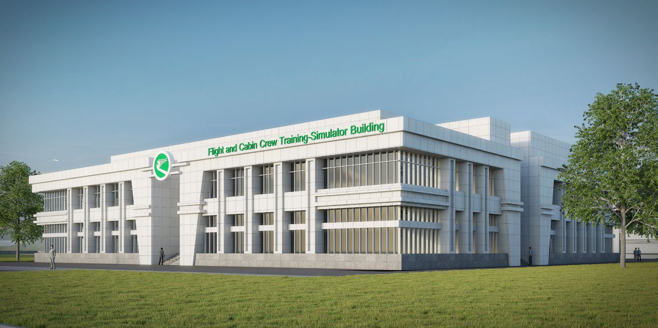 Flight and cabin crew training building