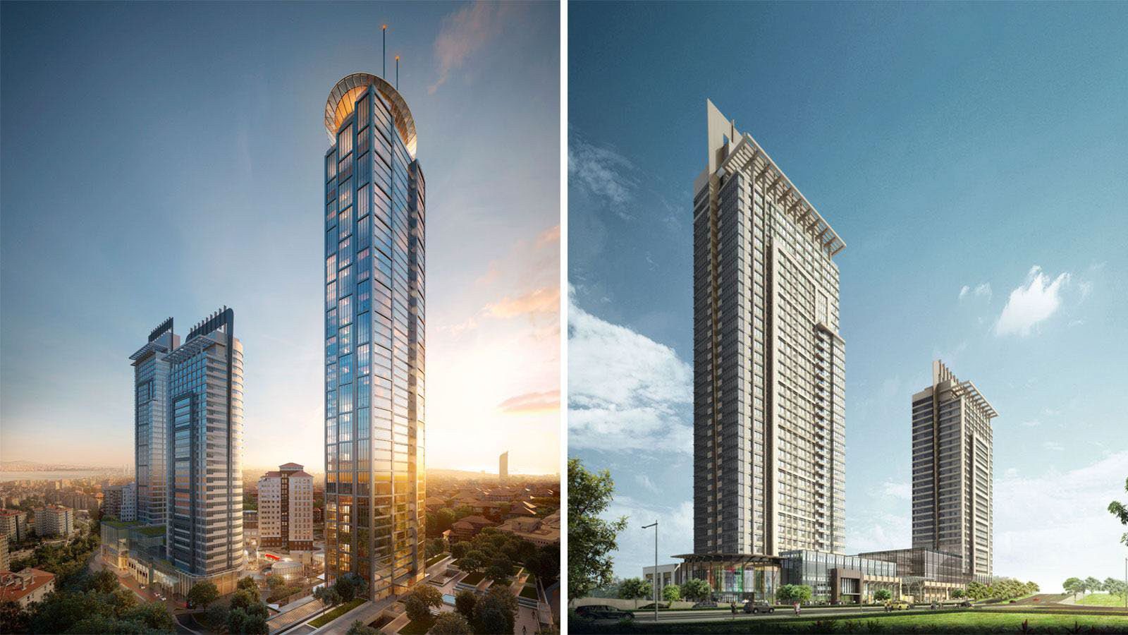 The Address Hotel and residential towers