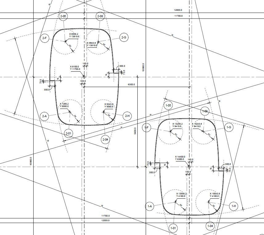 Tower plan geometry