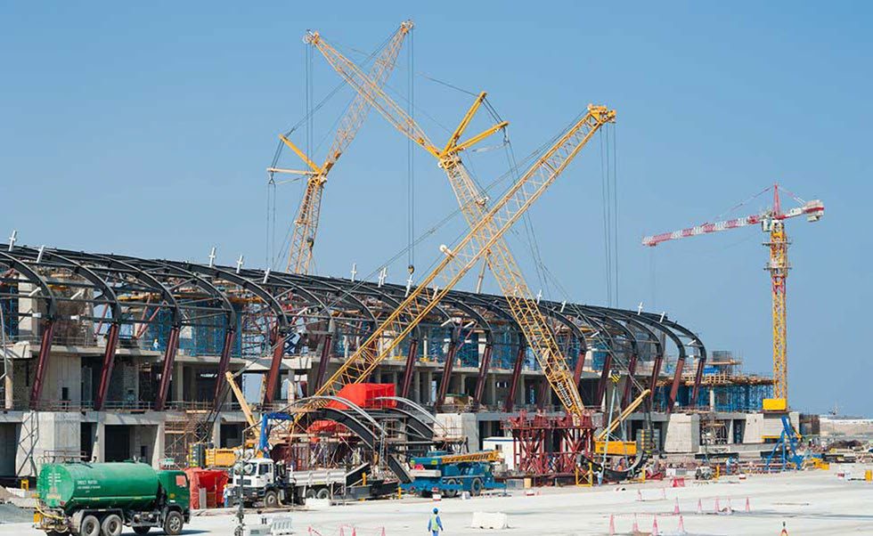 Tree column erection